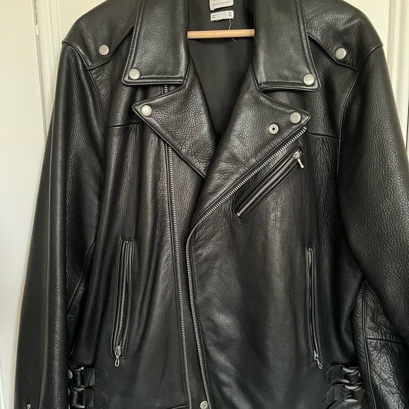 Gap x John Elliot x GQ leather biker jacket. - Picture 2 of 10